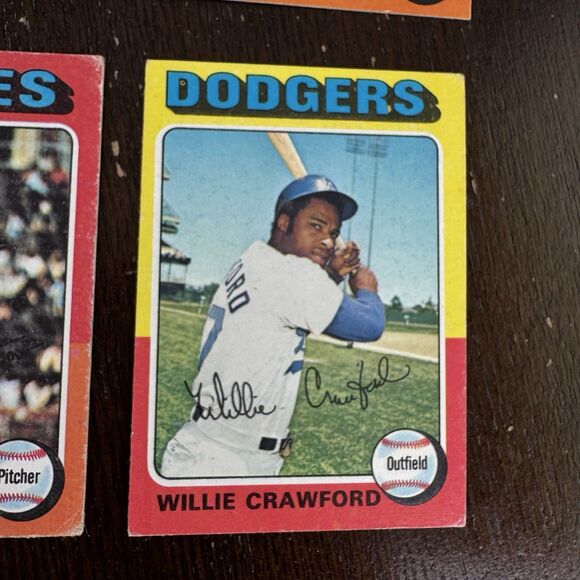 1975 Topps Baseball 12 Card Lot w Steve Carlton Cesar Tovar Mel Stottlemyre - Picture 13 of 13